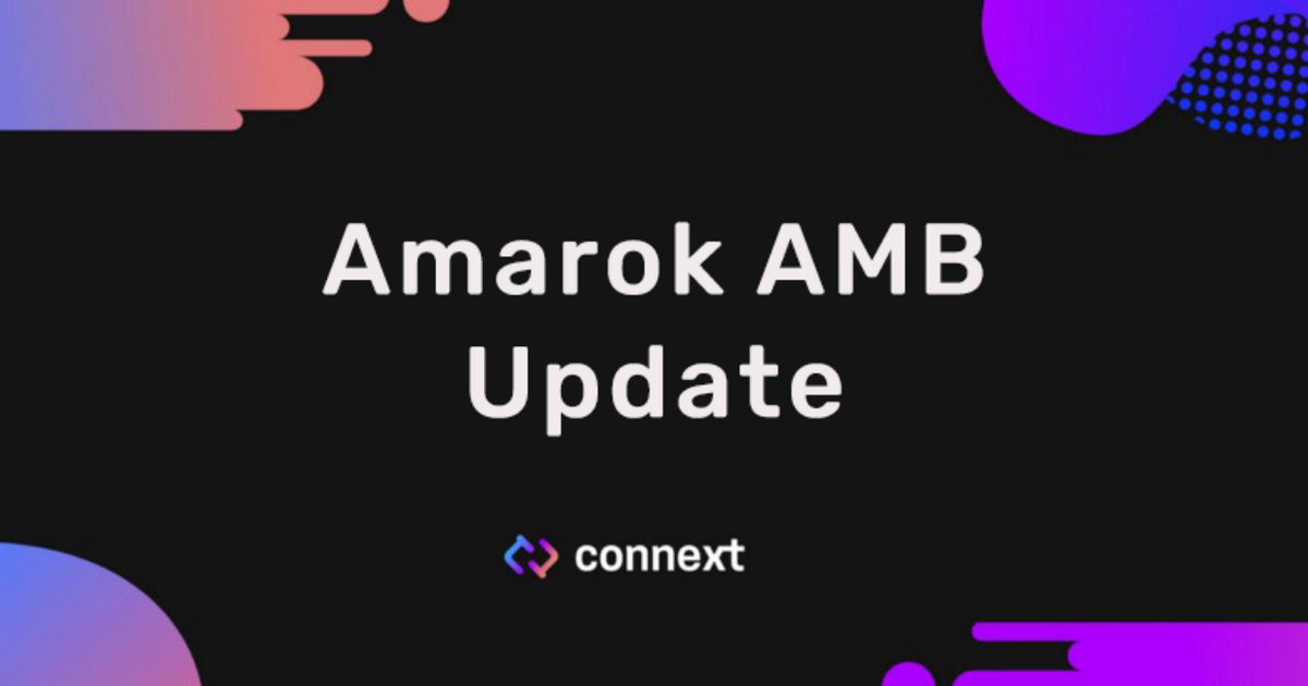 Api Amb 2 Amarok AMB アップデート:Connext Network | ALIS