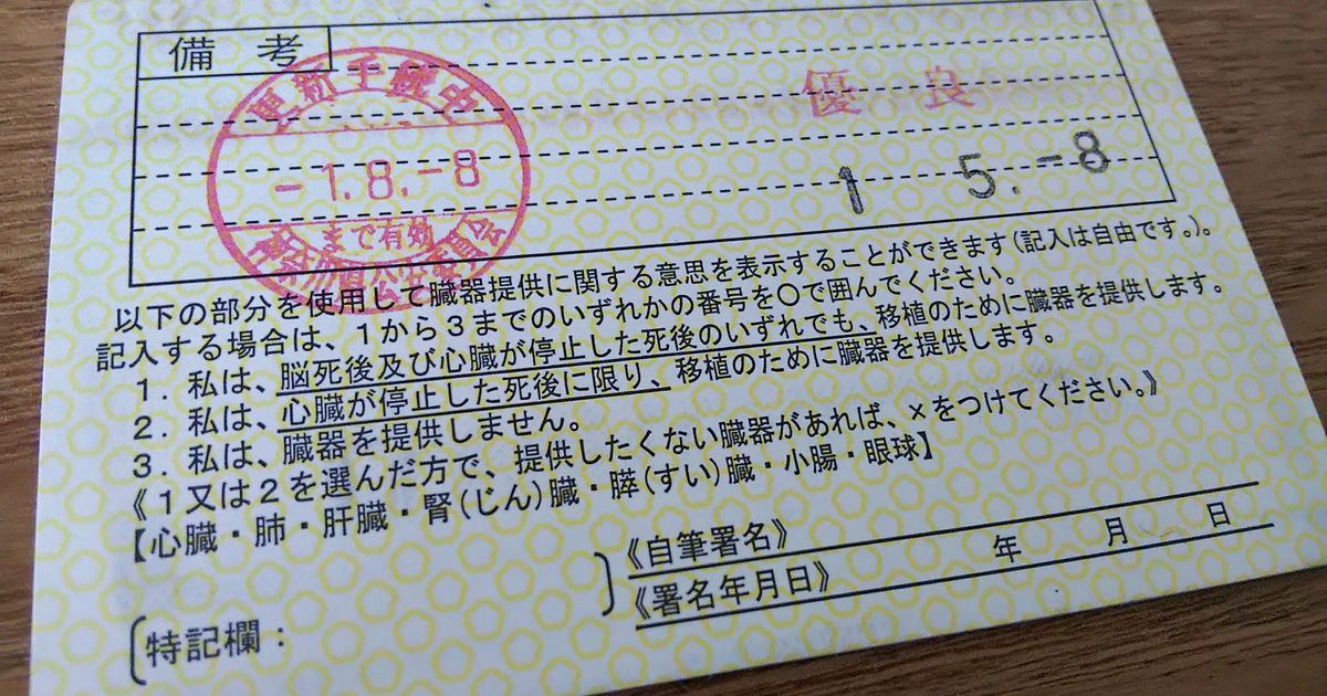 令和の免許証に更新手続きした件 | ALIS