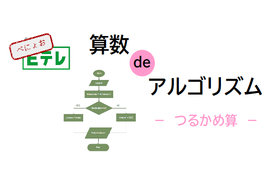 算数 De アルゴリズム つるかめ算 Alis